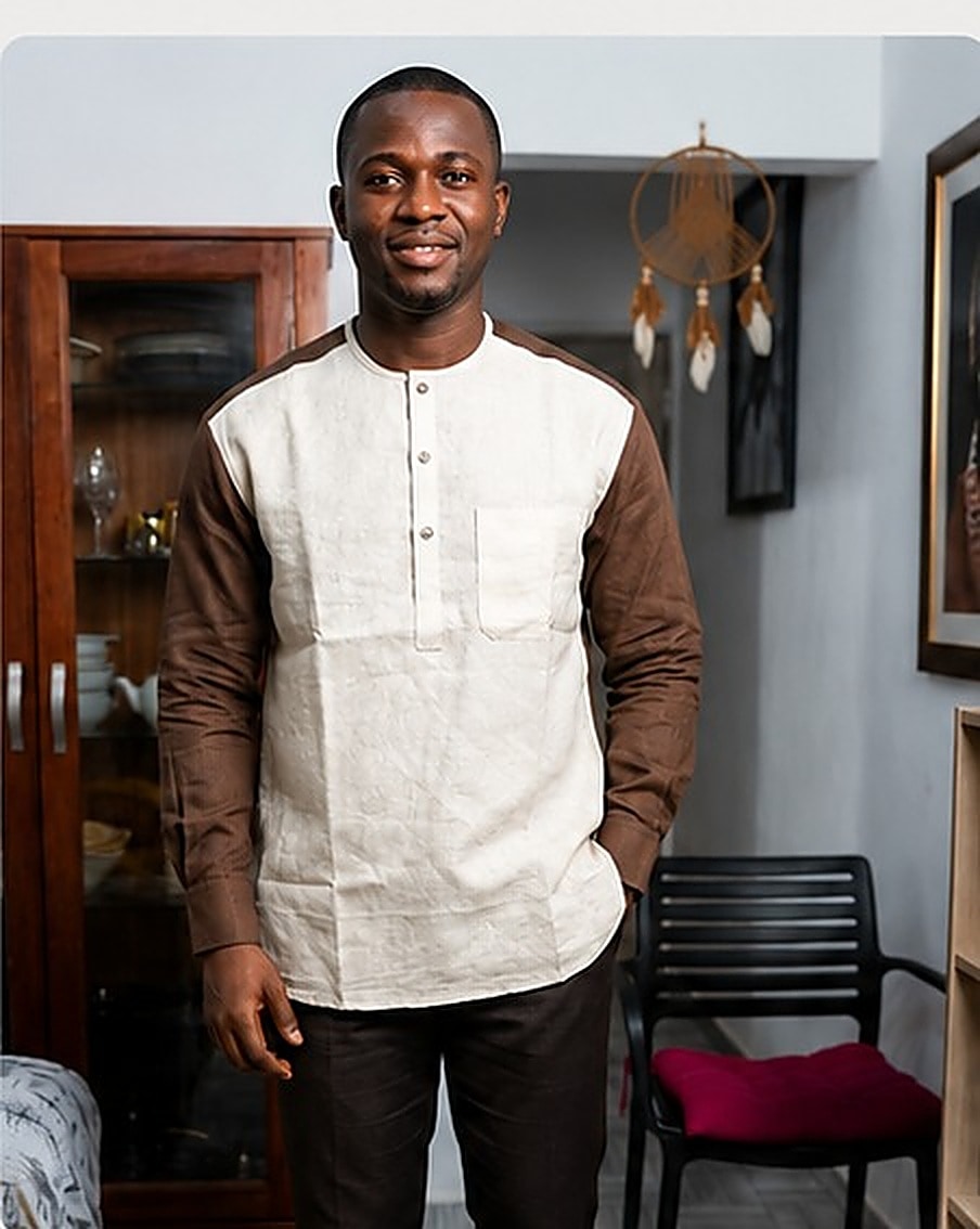 Chemise Homme Beige & Marron