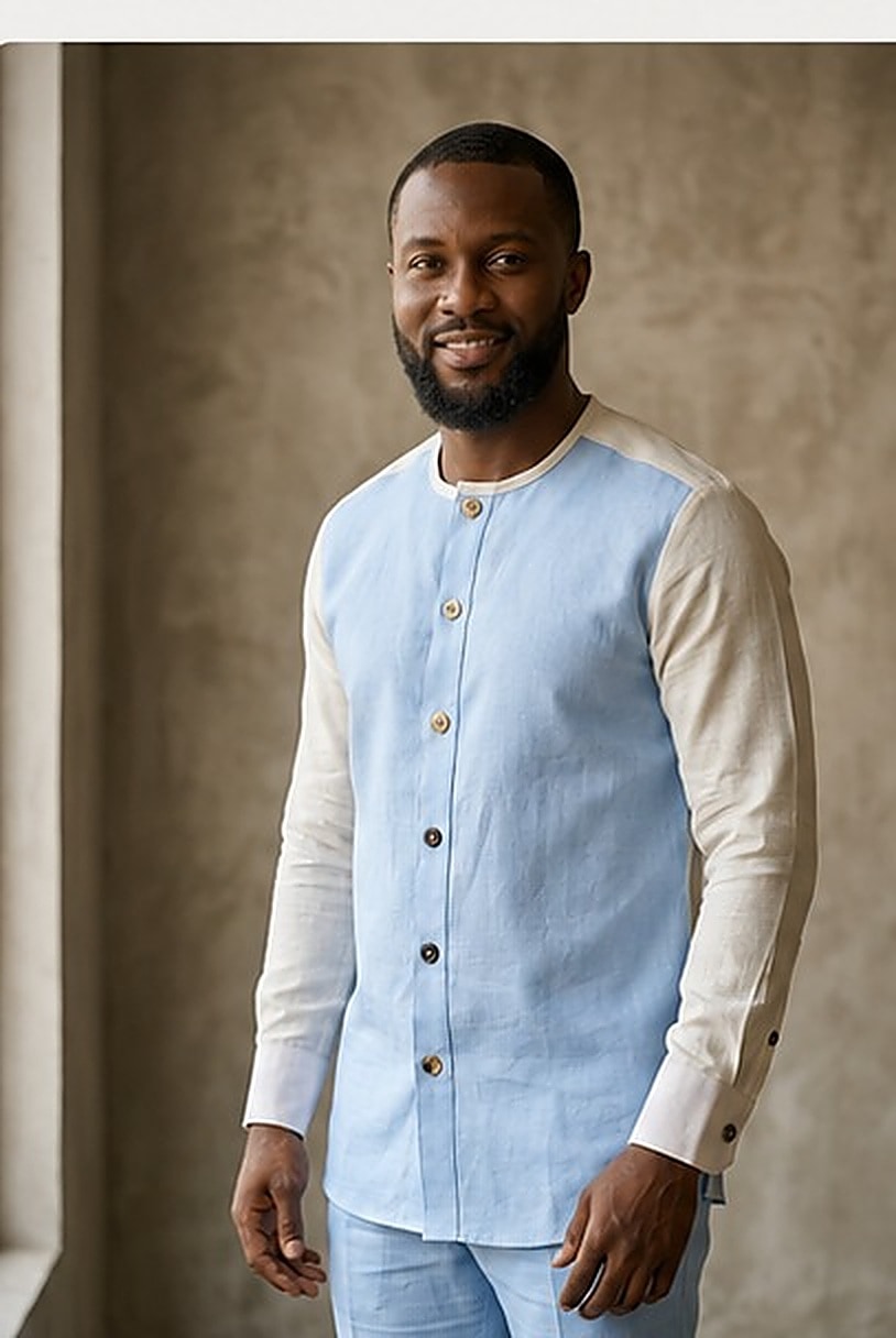 Chemise Homme Ciel & Beige
